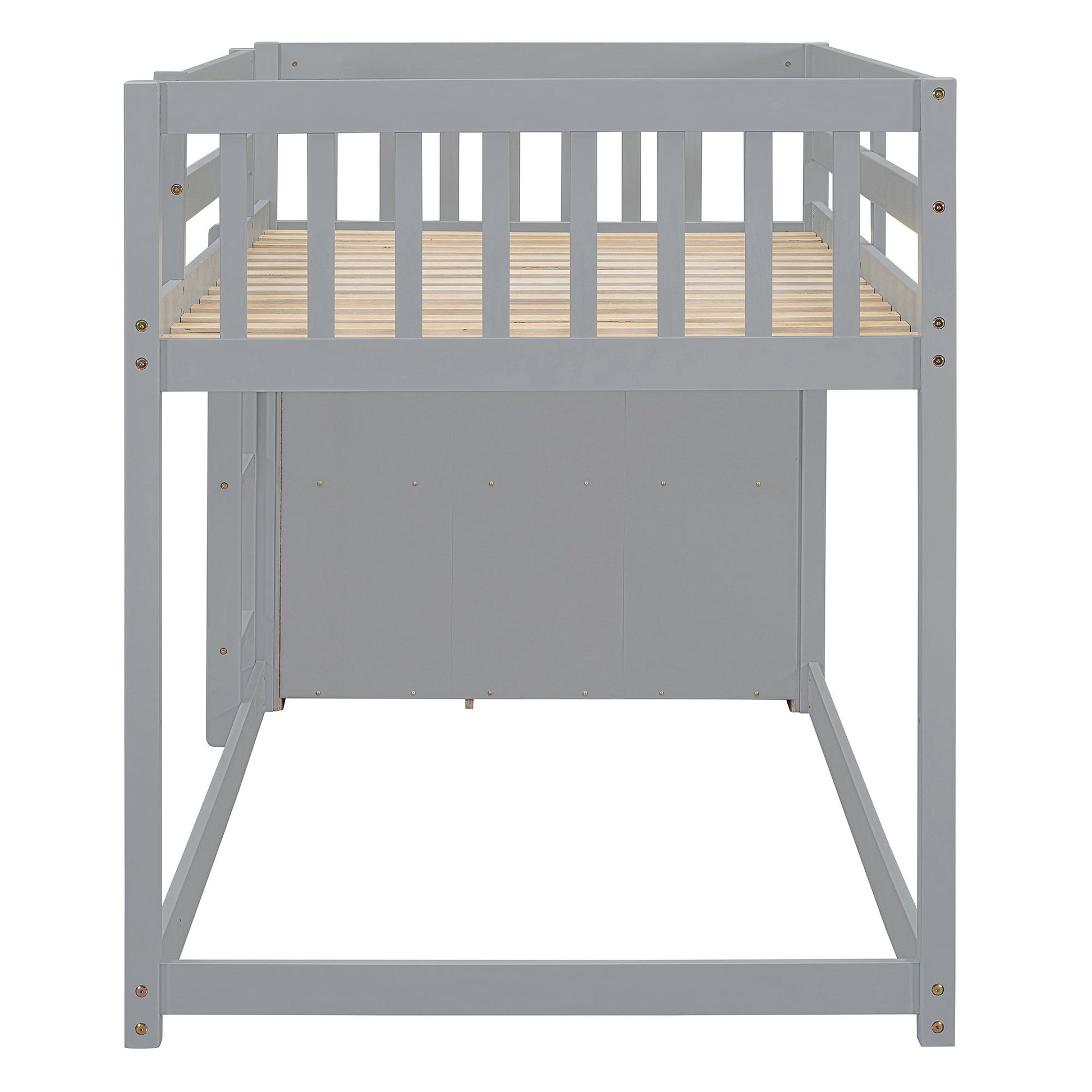 Bunk Bed With 4 Drawers And 3 Shelves - The Sleep Loft - Online Mattress Showroom NYC