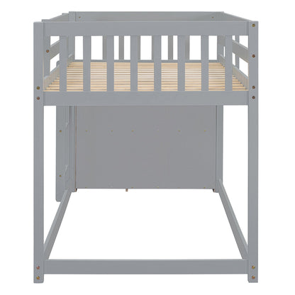 Bunk Bed With 4 Drawers And 3 Shelves - The Sleep Loft - Online Mattress Showroom NYC