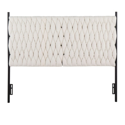 Braided Matisse - Stylish Upholstery Headboard - The Sleep Loft - Online Mattress Showroom NYC