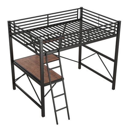 Loft Bed With Desk And Shelf, Modern Design - The Sleep Loft - Online Mattress Showroom NYC