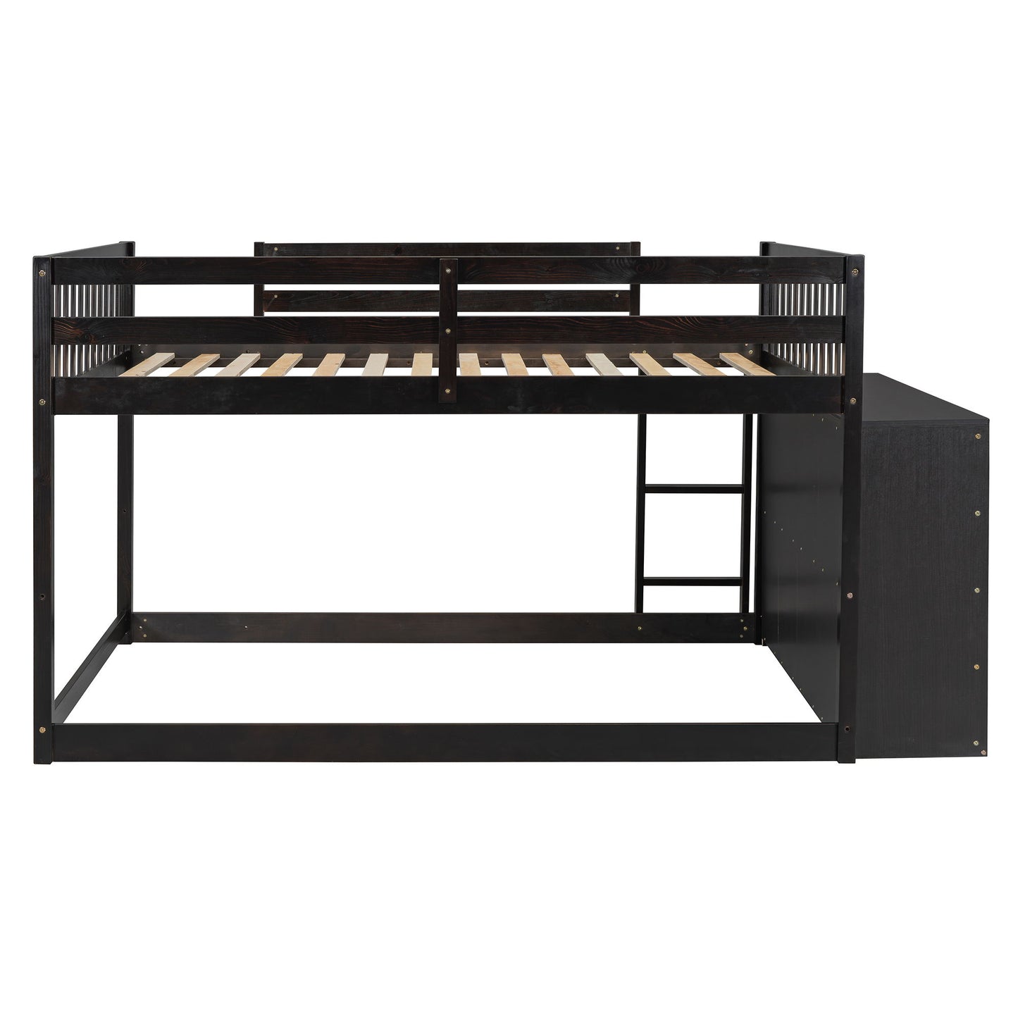 Bunk Bed With 4 Drawers And 3 Shelves - The Sleep Loft - Online Mattress Showroom NYC