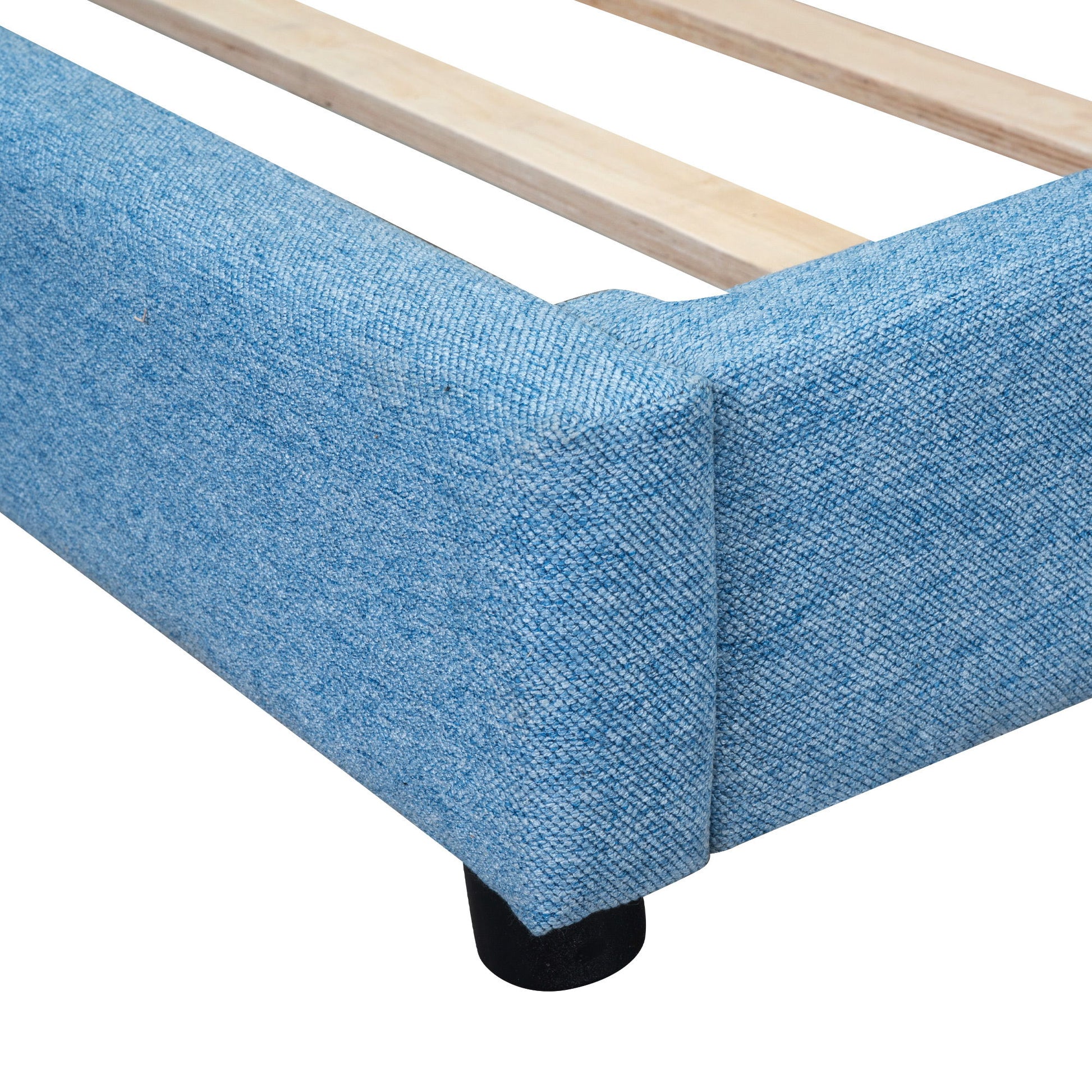 Modern Upholstered Platform Bed With USB Ports And LED Belt - The Sleep Loft - Online Mattress Showroom NYC