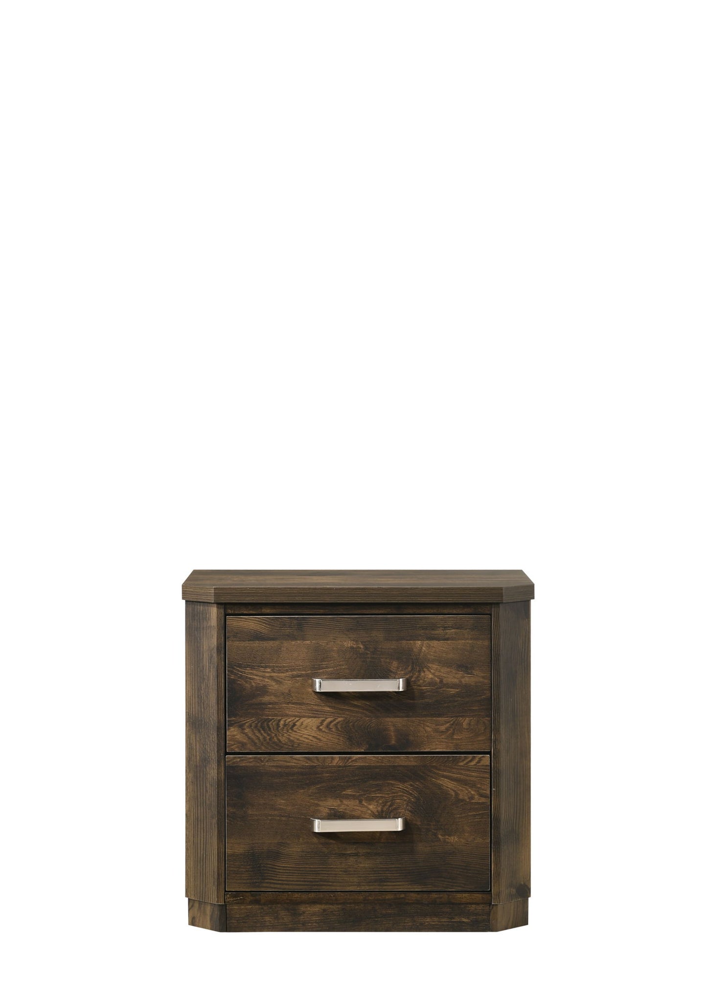 Elettra - Rustic Nightstand - Walnut - The Sleep Loft - Online Mattress Showroom NYC