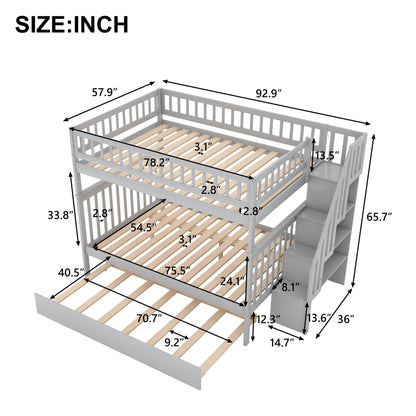 Bunk Bed With Staircase - The Sleep Loft - Online Mattress Showroom NYC