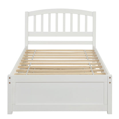 Platform Bed Wood Bed Frame With Trundle - The Sleep Loft - Online Mattress Showroom NYC