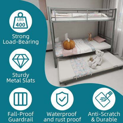Bunk Bed For Kids, Convertible Frame With Ladders & Guardrail - The Sleep Loft - Online Mattress Showroom NYC