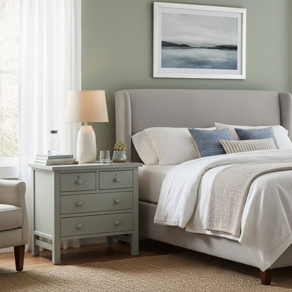 Georgina - 4 Drawer Storage Nightstand - The Sleep Loft - Online Mattress Showroom NYC