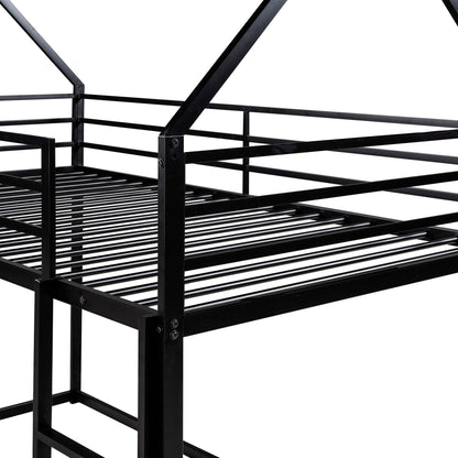 House Bunk Bed With Built In Ladder - The Sleep Loft - Online Mattress Showroom NYC