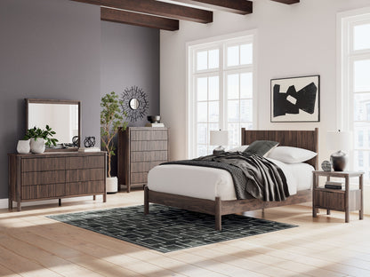 Pamytta - One Drawer Night Stand - Brown - The Sleep Loft - Online Mattress Showroom NYC