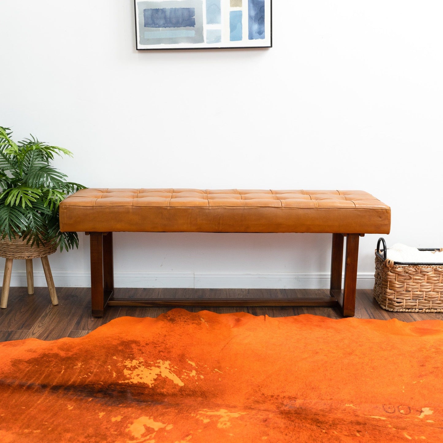 Cameron - Bench - Brown / Tan - The Sleep Loft - Online Mattress Showroom NYC