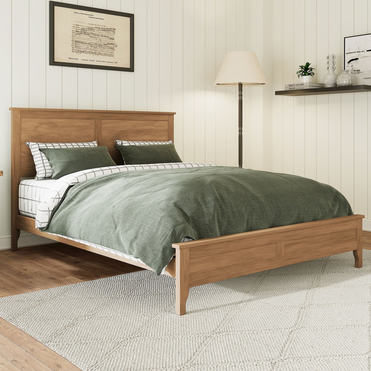Modern Solid Wood Platform Bed - The Sleep Loft - Online Mattress Showroom NYC