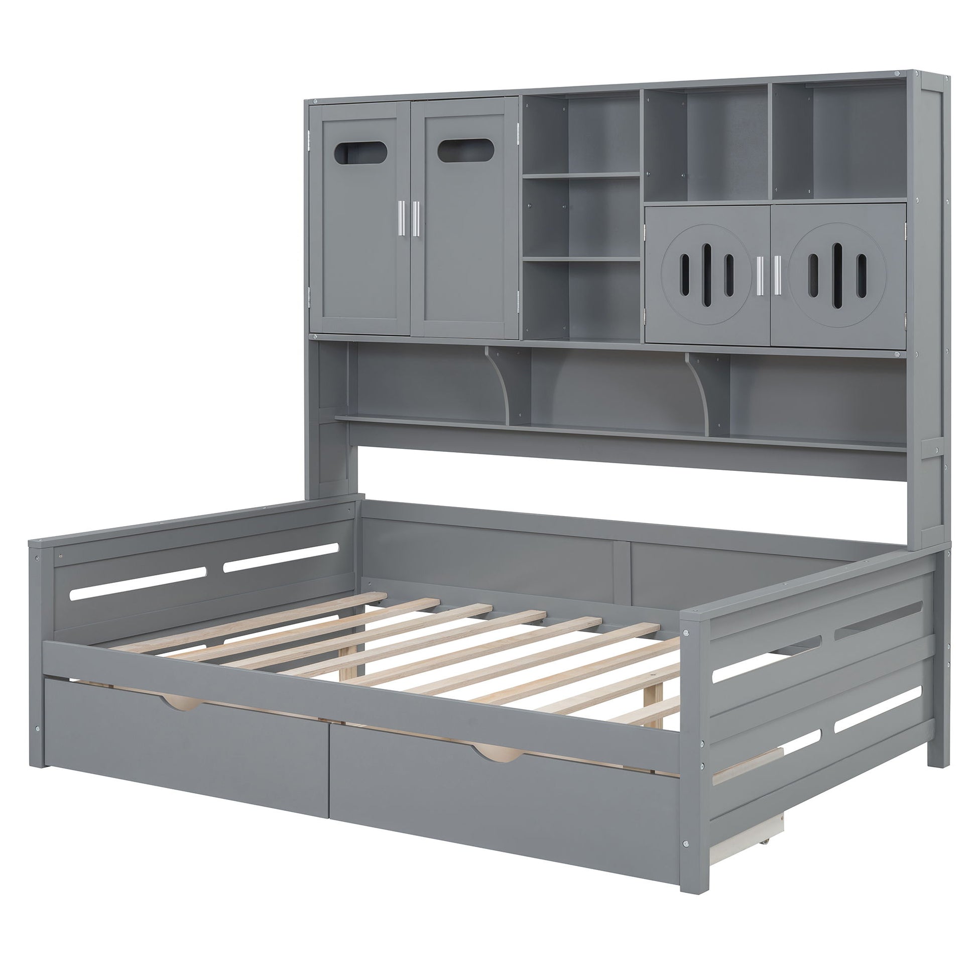 Daybed With All-In-One Cabinet And Shelf - The Sleep Loft - Online Mattress Showroom NYC