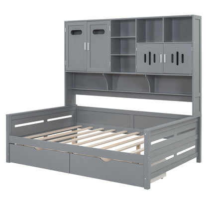 Daybed With All-In-One Cabinet And Shelf - The Sleep Loft - Online Mattress Showroom NYC