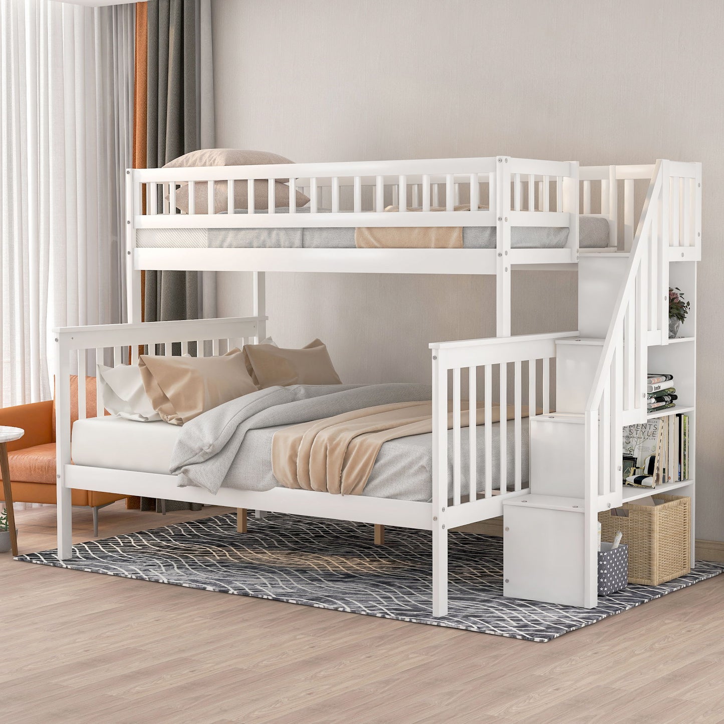 Bunk Bed With Staircase - The Sleep Loft - Online Mattress Showroom NYC