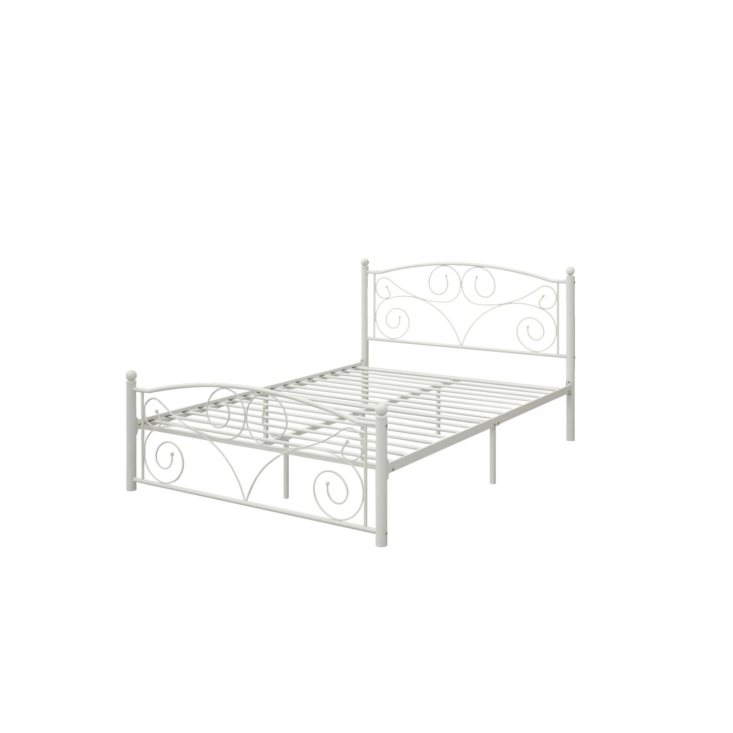 Full With Metal Frame Bed - White - The Sleep Loft - Online Mattress Showroom NYC