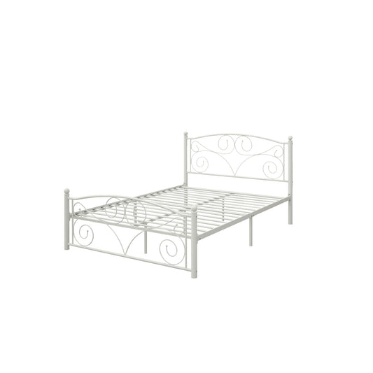 Full With Metal Frame Bed - White - The Sleep Loft - Online Mattress Showroom NYC