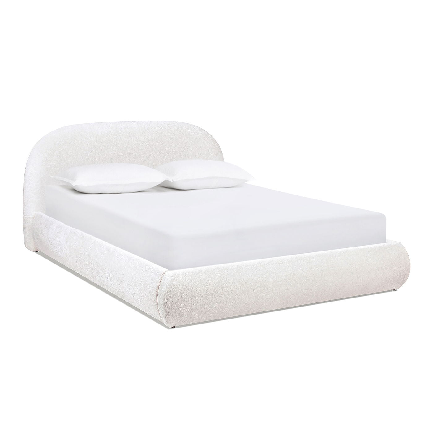 Archie Puffy Grounded - Upholstered Platform Bed - The Sleep Loft - Online Mattress Showroom NYC