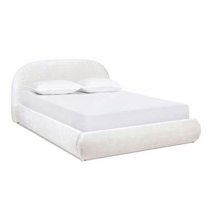 Archie Puffy Grounded - Upholstered Platform Bed - The Sleep Loft - Online Mattress Showroom NYC