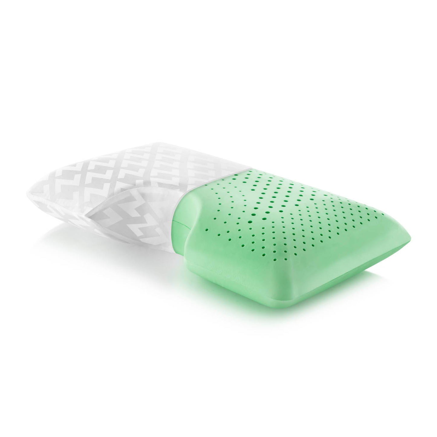 Shoulder Zoned Dough + Peppermint - Pillow - The Sleep Loft - Online Mattress Showroom NYC