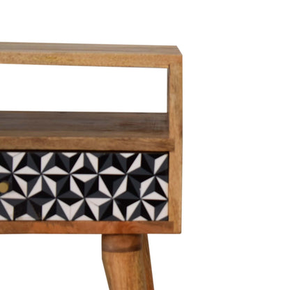 Mosaic Nightstand, 1 Drawer - Oak - The Sleep Loft - Online Mattress Showroom NYC