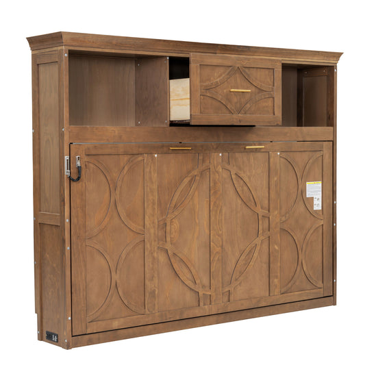 Murphy Bed With Charging Station And Drawer - The Sleep Loft - Online Mattress Showroom NYC