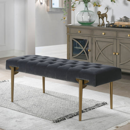 Aria - Upholstered Accent Bench - The Sleep Loft - Online Mattress Showroom NYC