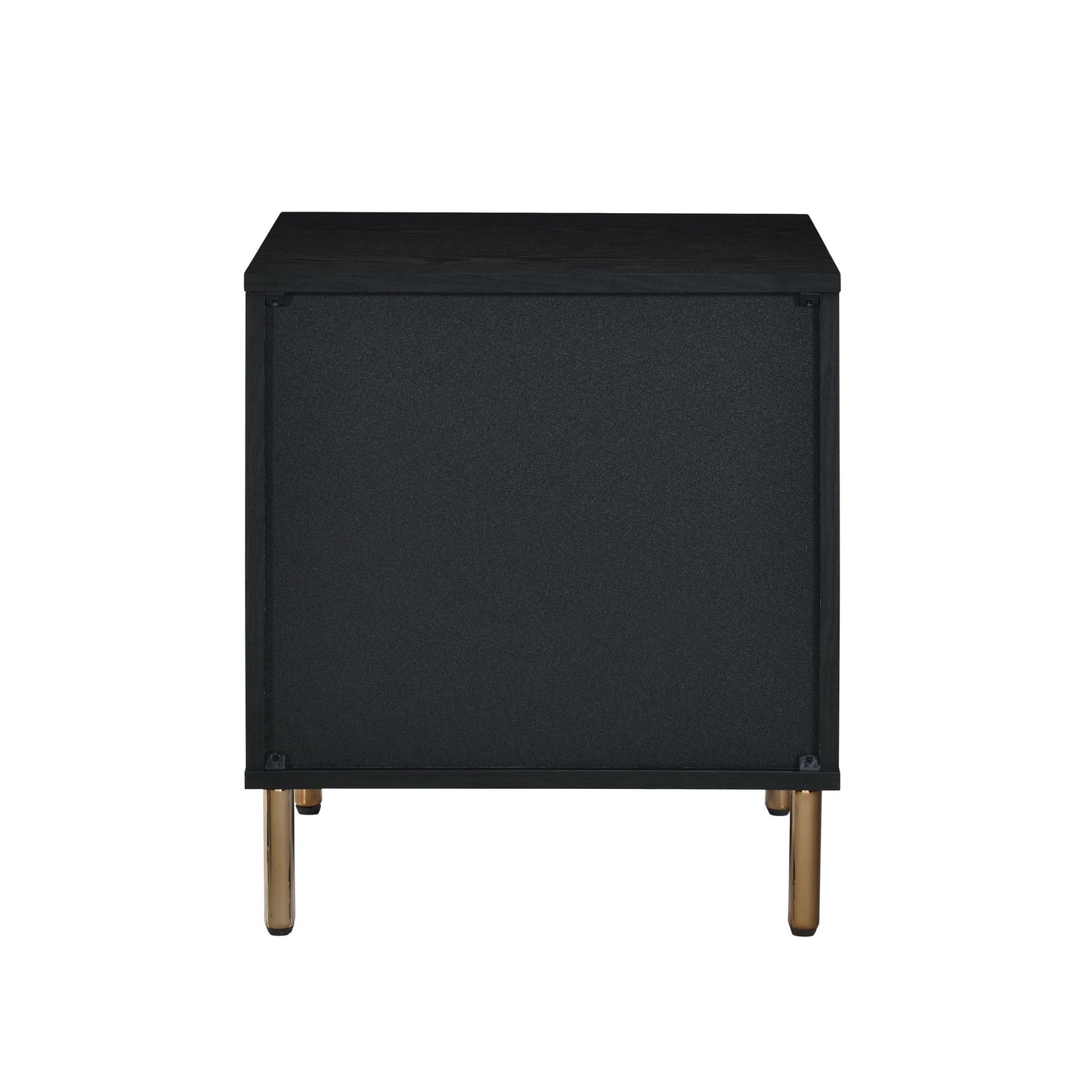 Myles - Nightstand - Black / Gold / Silver - The Sleep Loft - Online Mattress Showroom NYC