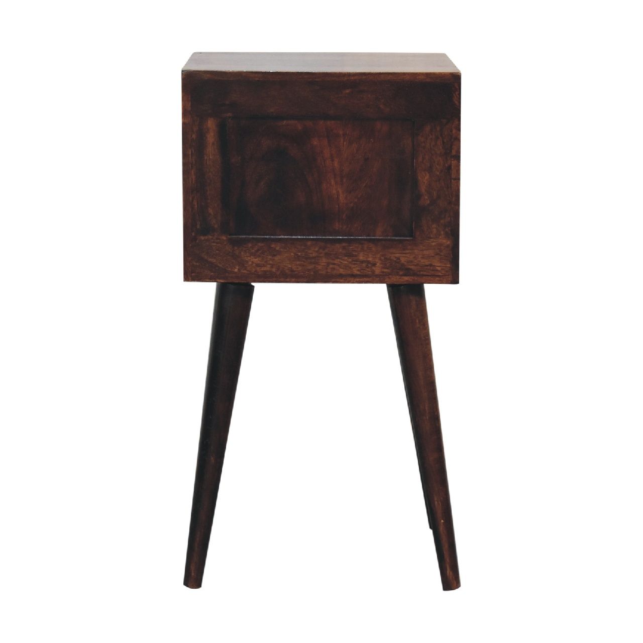 Mini 2 Drawer Nightstand - Walnut - The Sleep Loft - Online Mattress Showroom NYC
