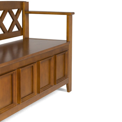 Amherst - Handcrafted Entryway Storage Bench - The Sleep Loft - Online Mattress Showroom NYC