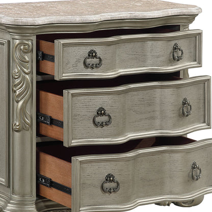 Bella - Nightstand - Champagne