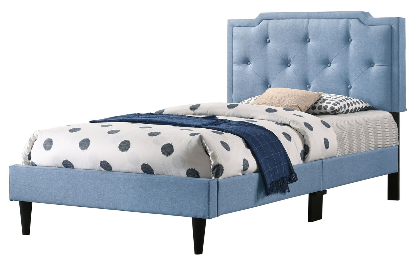 Button Tufted Bed Charming For Cozy Spaces - The Sleep Loft - Online Mattress Showroom NYC