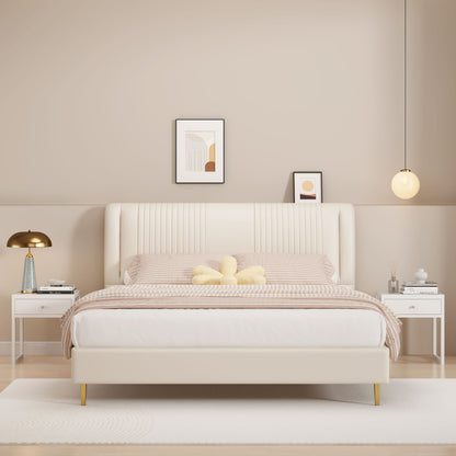 Nightstand With Drawer, Minimalist Bedside Table, Compact End Table For Bedroom - White - The Sleep Loft - Online Mattress Showroom NYC