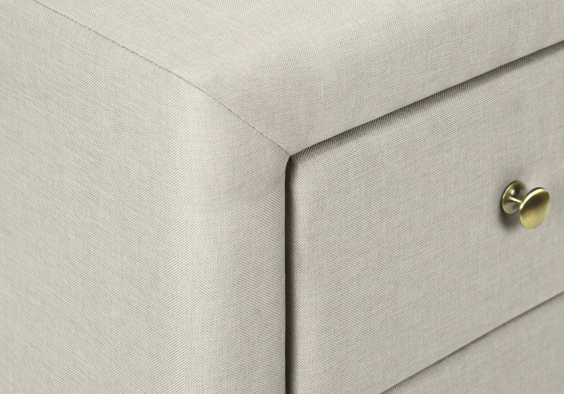 Nightstand, Storage Drawer Versatile Use, Upholstered, Transitional - The Sleep Loft - Online Mattress Showroom NYC