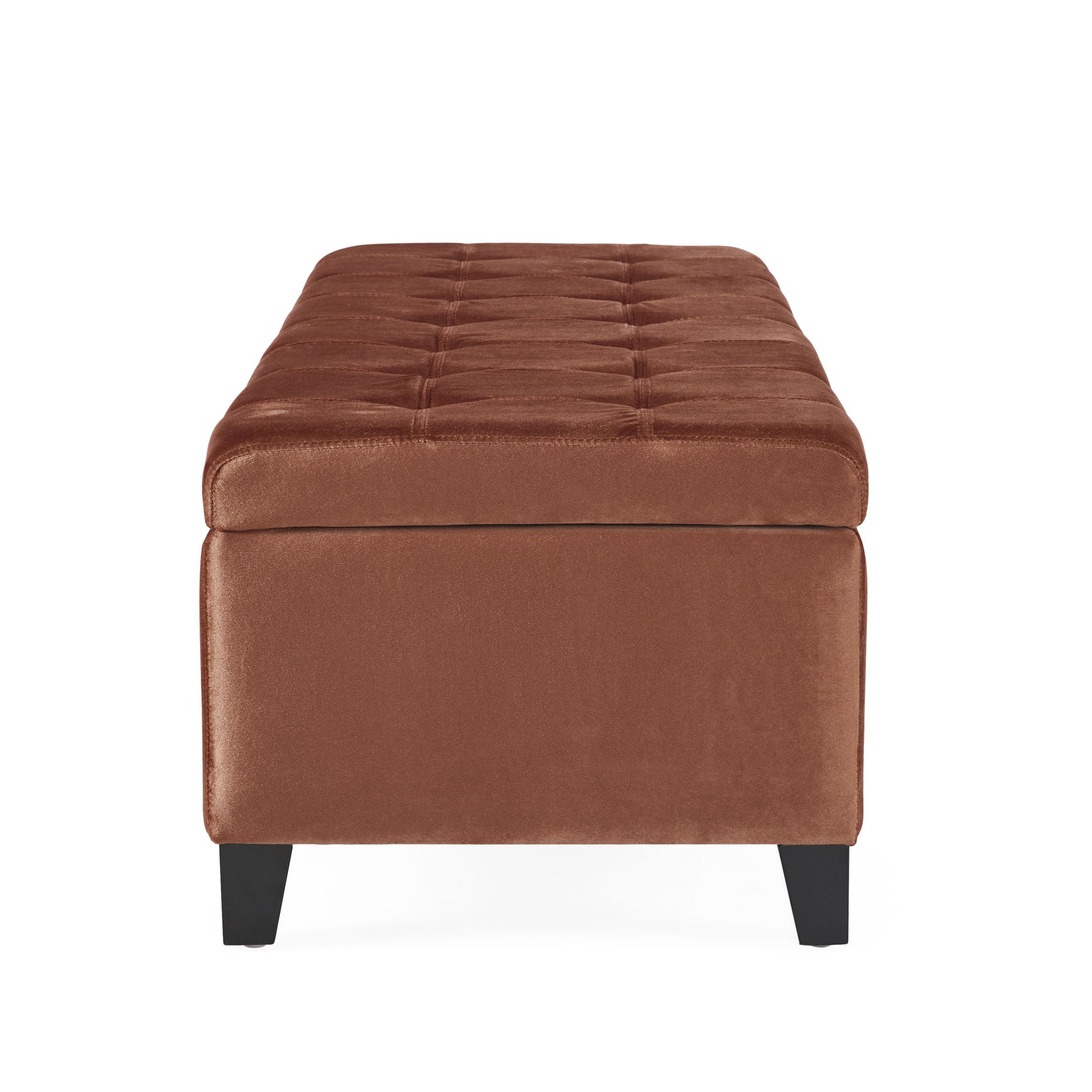 Wendover - Elegant Tufted Storage Bench With Lift-Up Top And Birch Wood Legs - The Sleep Loft - Online Mattress Showroom NYC