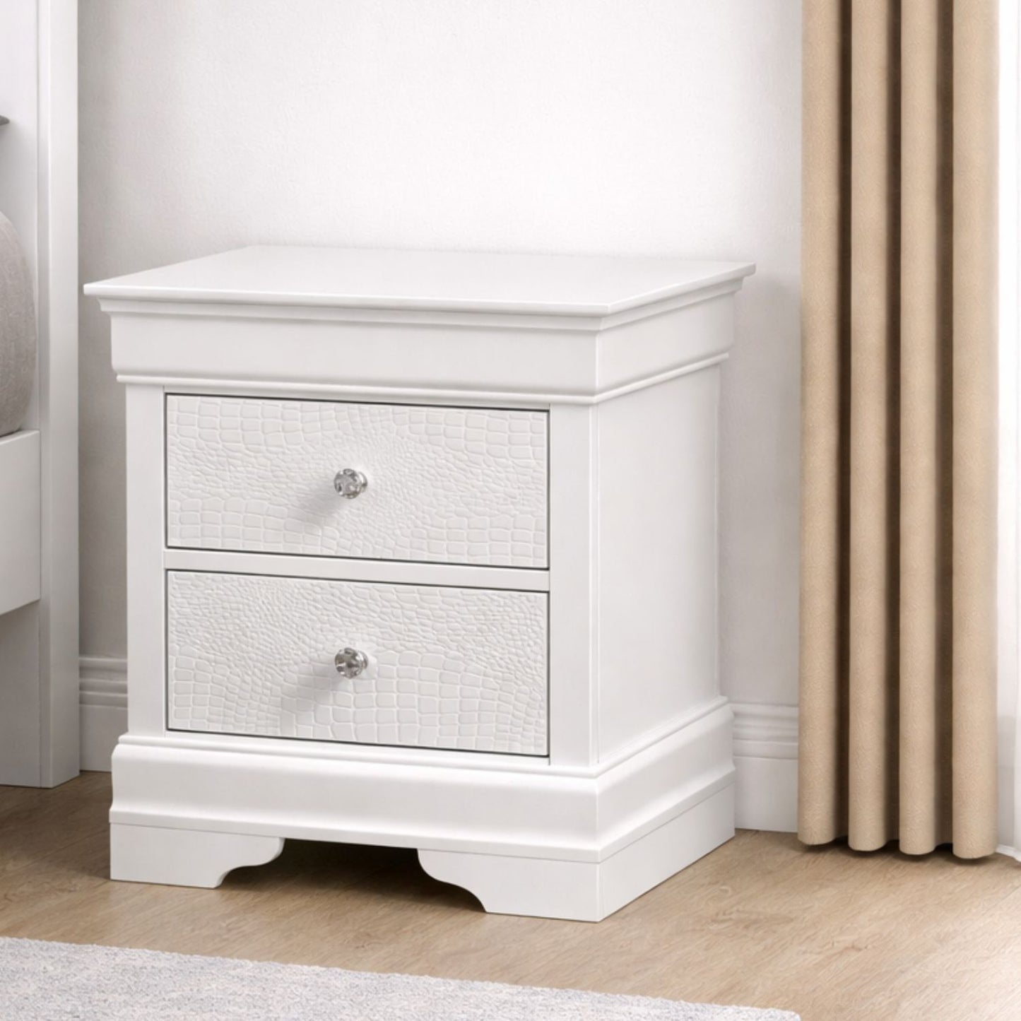 Blaze - 2 Drawer Nightstand - The Sleep Loft - Online Mattress Showroom NYC