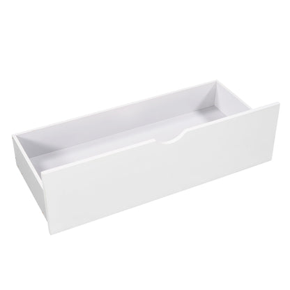 L Shaped Platform Bed With Trundle And Drawers Linked With Built In Desk - The Sleep Loft - Online Mattress Showroom NYC