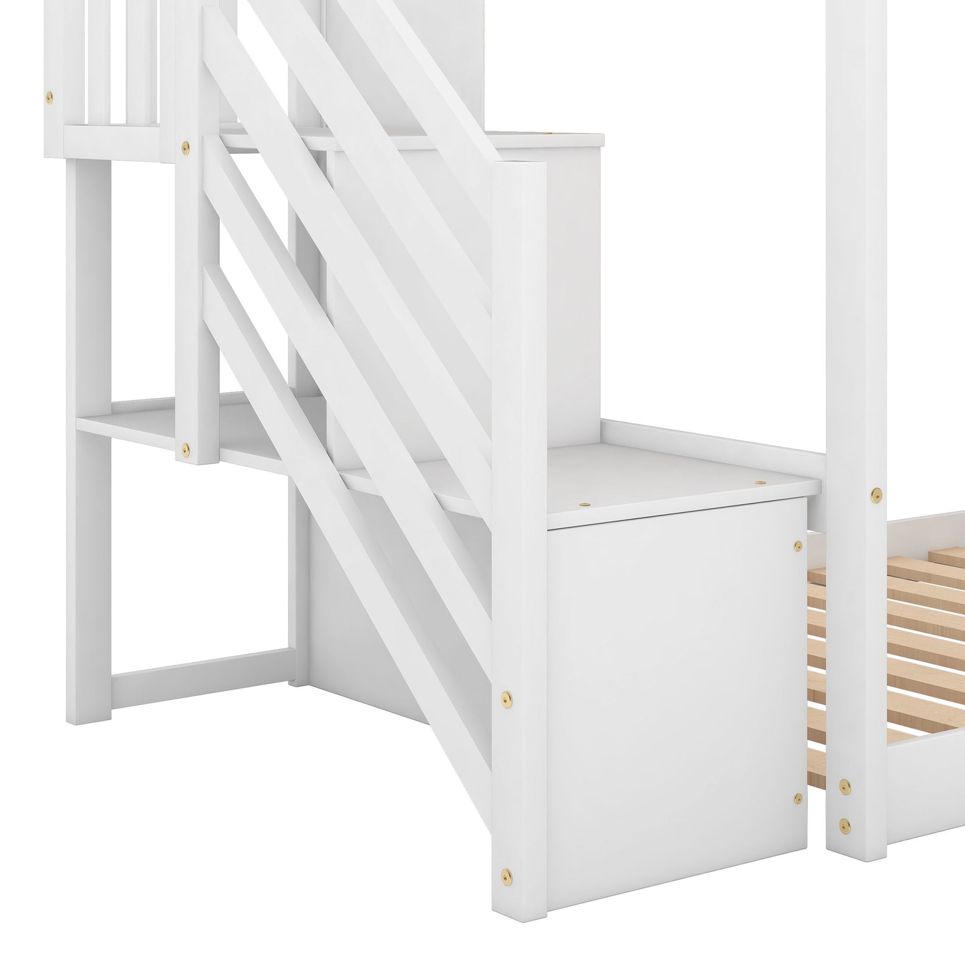 Bunk Bed With Convertible Slide And Stairway - The Sleep Loft - Online Mattress Showroom NYC