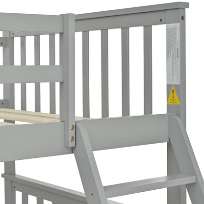 Bunk Bed With Ladder, And Safety Guard Rails - The Sleep Loft - Online Mattress Showroom NYC