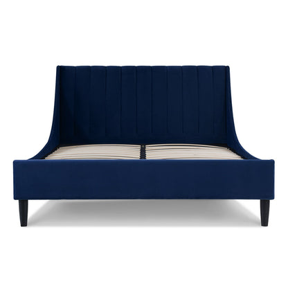 Aspen - Vertical Tufted Modern Headboard Platform Bed Set - The Sleep Loft - Online Mattress Showroom NYC
