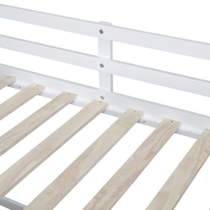 Low Loft Bed With Rolling Desk, Shelf And Drawers - The Sleep Loft - Online Mattress Showroom NYC