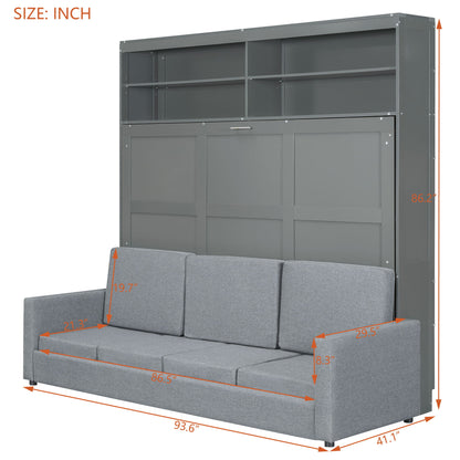 Murphy Wall Bed With Sofa - The Sleep Loft - Online Mattress Showroom NYC