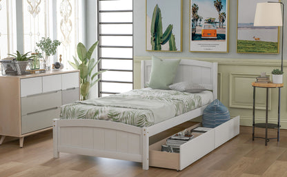 Platform Bed & Headboard, Footboard And Wood Slat Support - The Sleep Loft - Online Mattress Showroom NYC