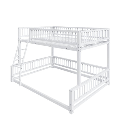 Bunk Bed Frame With Ladder And Safety Guardrails - The Sleep Loft - Online Mattress Showroom NYC
