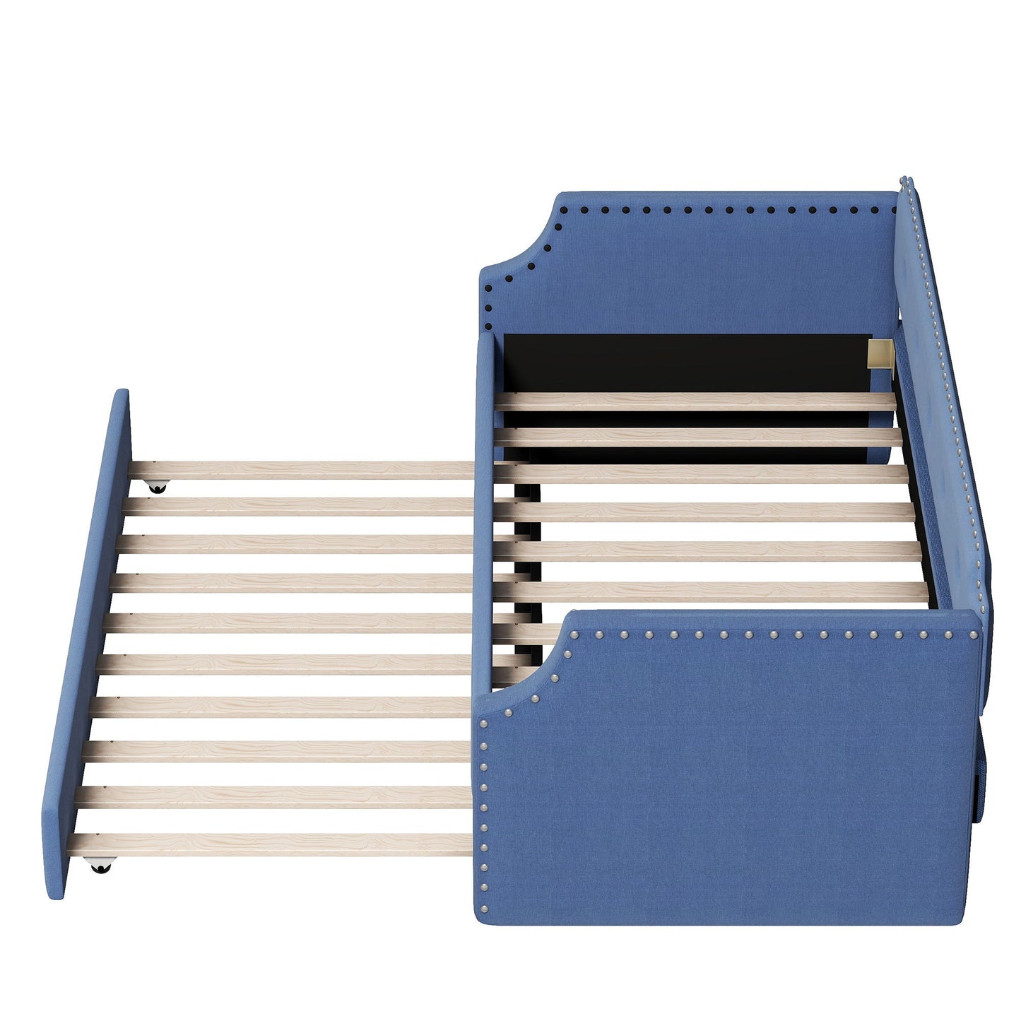 Upholstered Daybed With Trundle - The Sleep Loft - Online Mattress Showroom NYC