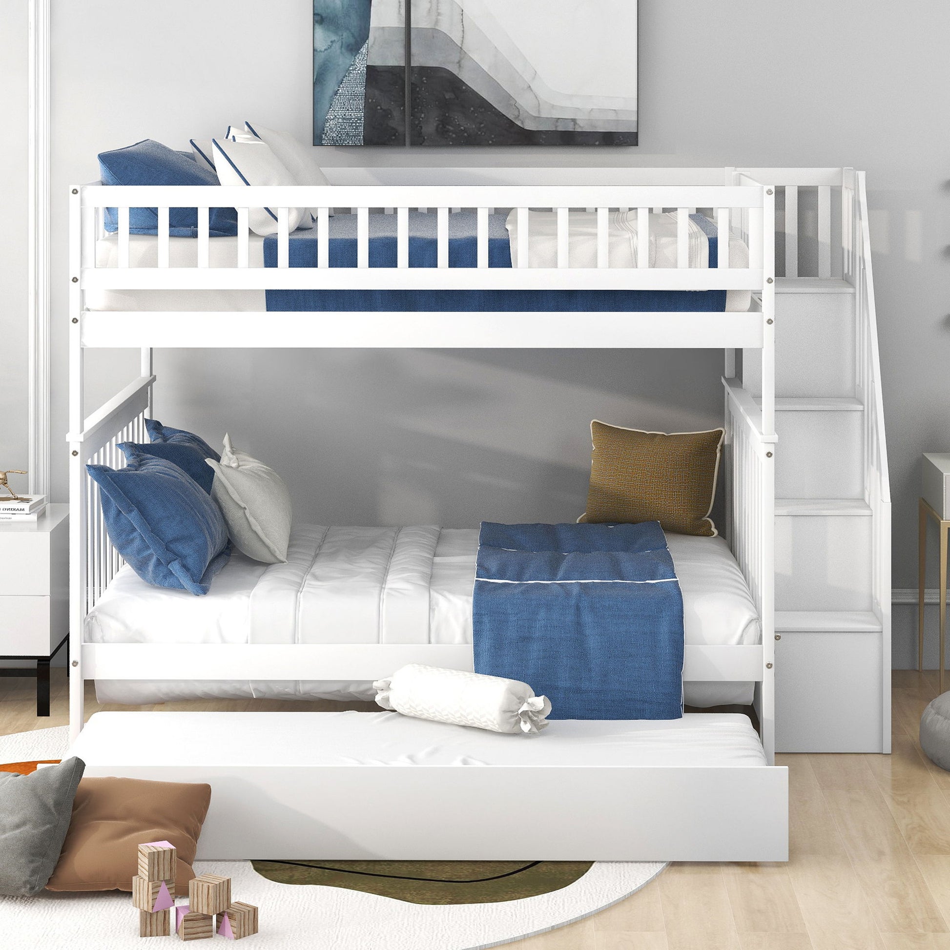 Bunk Bed With Staircase - The Sleep Loft - Online Mattress Showroom NYC