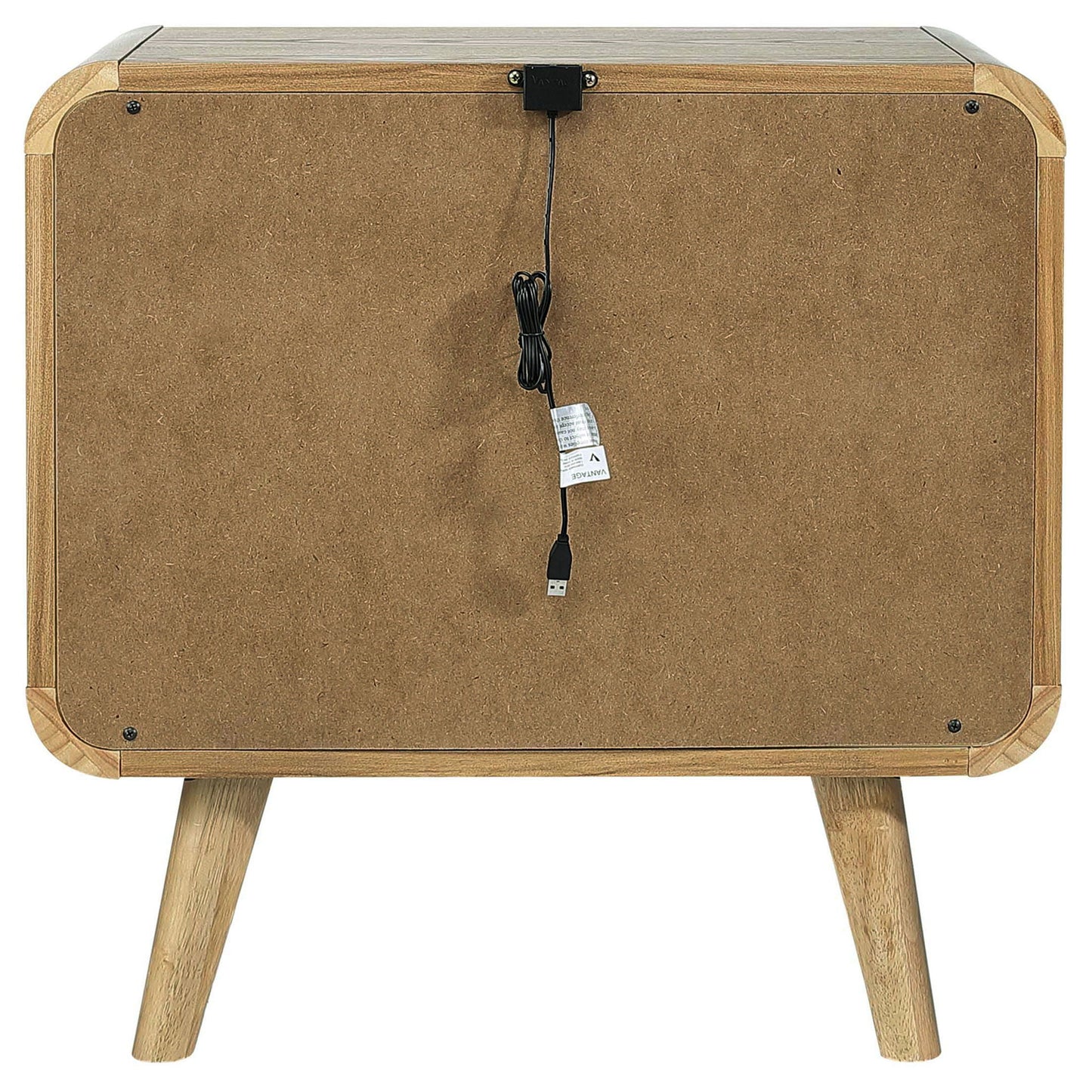 Winston - 2 Drawer Nightstand - Ash Brown - The Sleep Loft - Online Mattress Showroom NYC