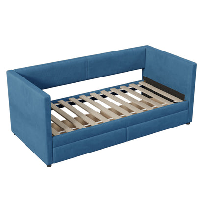 Daybed With Two Drawers And Wood Slat - The Sleep Loft - Online Mattress Showroom NYC
