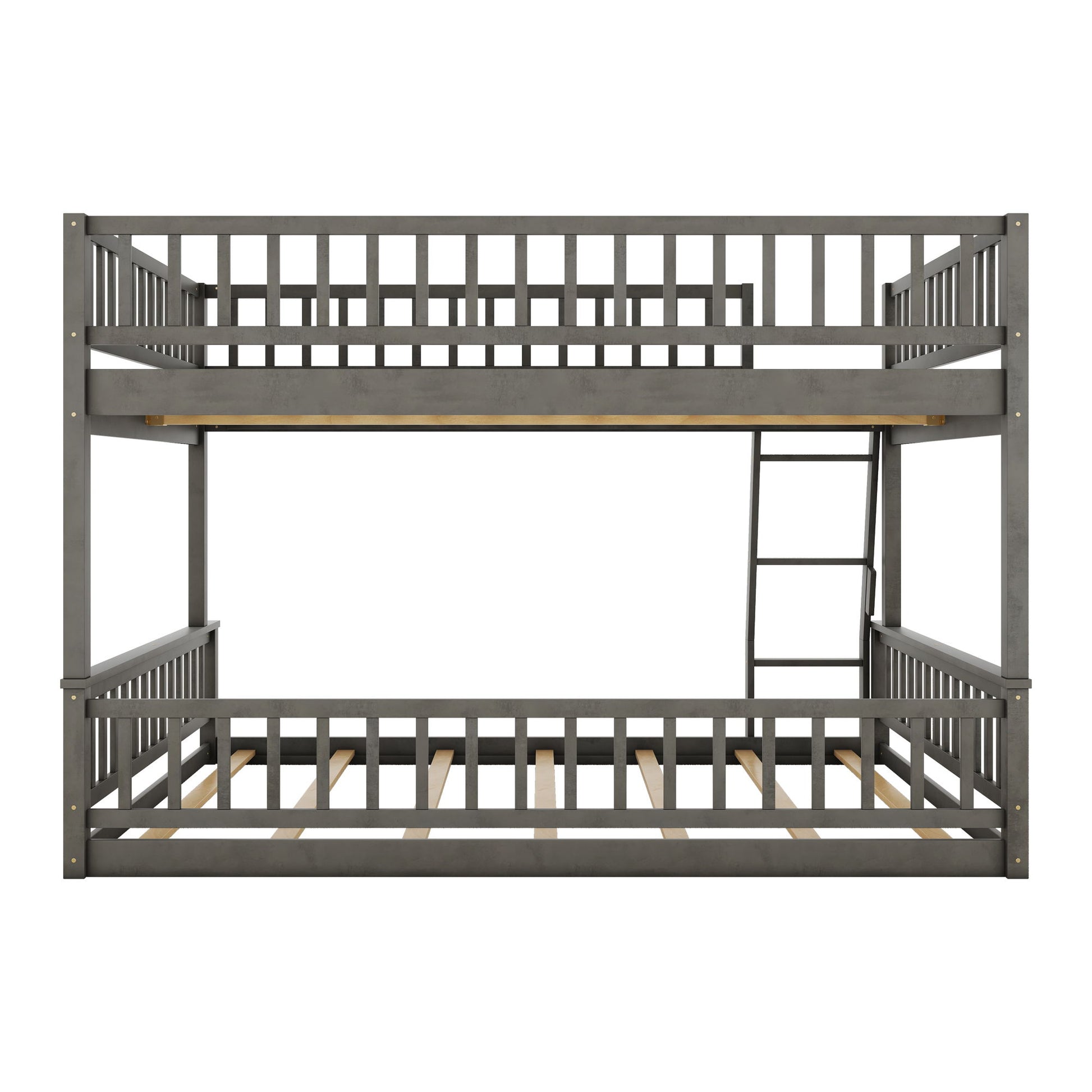 Bunk Bed With Ladder And Guardrails - The Sleep Loft - Online Mattress Showroom NYC