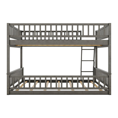 Bunk Bed With Ladder And Guardrails - The Sleep Loft - Online Mattress Showroom NYC