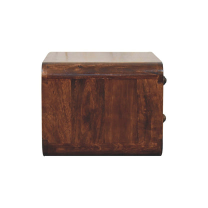 Curved Wall Mounted Bedside Nightstand - The Sleep Loft - Online Mattress Showroom NYC